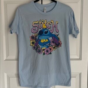 Stitch Blue Graphic T-Shirt